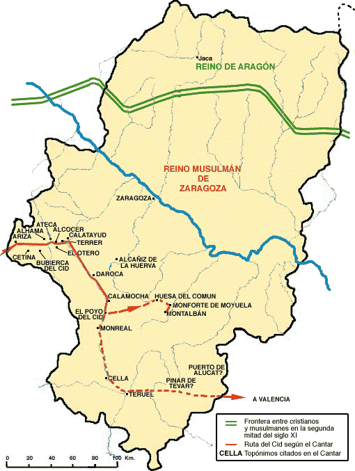 ruta del Cid en Aragón