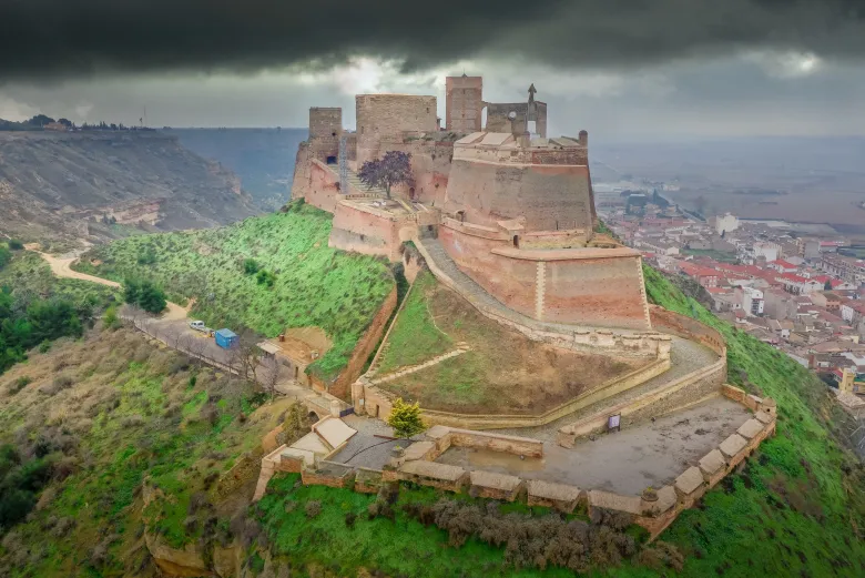 restos del castillo de monzón